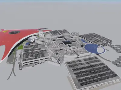 Abu Dhabi 3D model