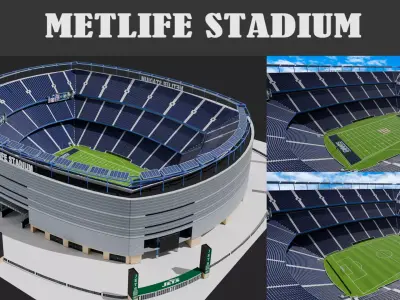 MetLife Stadium 3D 3D model