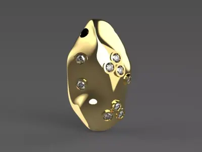 ORGANIC PENDANTS 3D print model