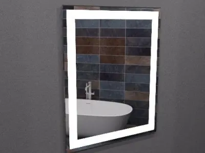 Illuminated Mirror 9 3D model