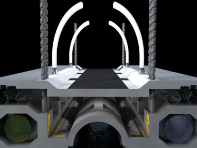 Street Organzation Block 3D model