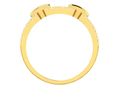 Women Ring  Render 3dm STL OBJ FBX Details 3D print model 87