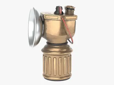 Miners Lantern Low-poly 3D model