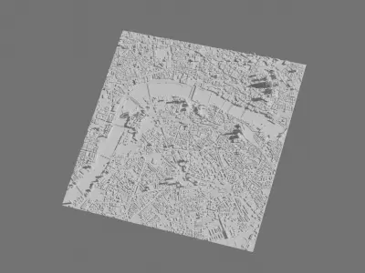 London 3D print model