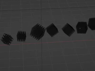 Rubiks Cube Collection Free low-poly 3D model