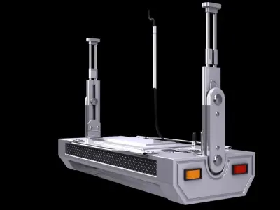 Fluorescent Lamp 3D model