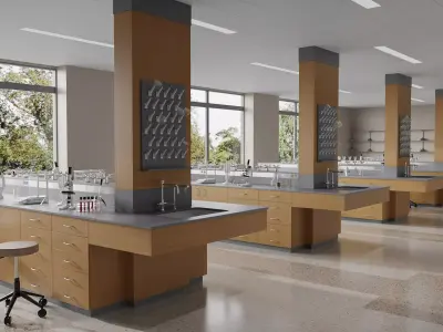 Laboratory University 3D model