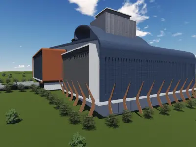 PRODUCTION THEATRE Low-poly 3D model