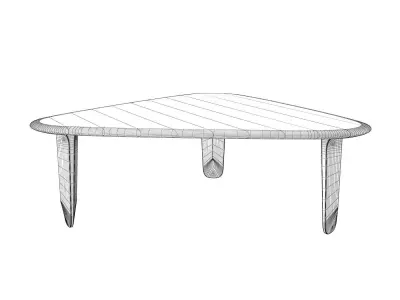 Kuyu Triangular Tables 3D model