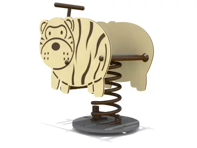 Tiger Rider Playground Low-poly 3D model