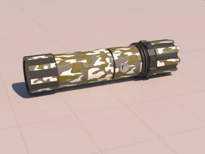 Torch 3D model