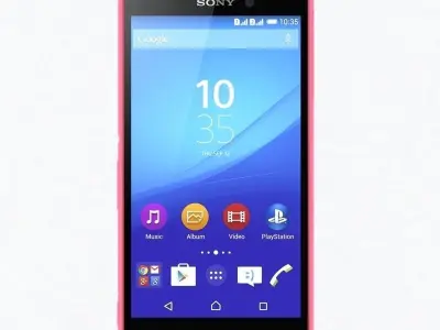 sony xperia m4 aqua dual 3D model