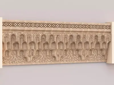 Muqarnas Architectural Set - Vol 7 - 3 Models 3D model