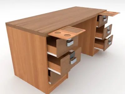 Office Table 3D model