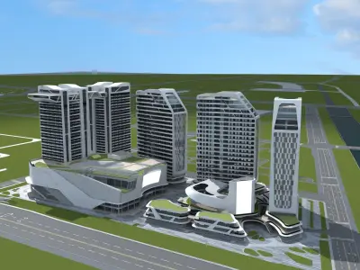 Cityscape 16 3D model
