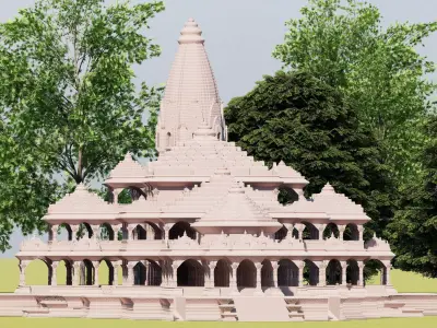 AYODHAYA RAM TEMPLE 3D print model