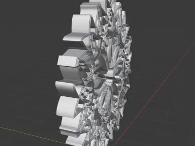 Crescent Pendant Pattern Moon Collection 4 3D print model