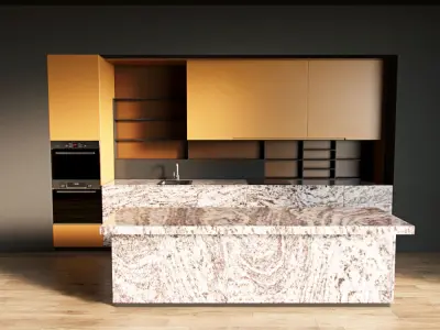 60-Kitchen12 matte 5 3D model