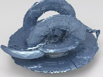 Genma realm sci fi platform 3  3D model