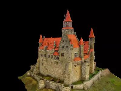 Bouzov Castle 3D model