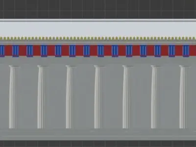 Temple of Hephaistos 1to100 scale 3D print model