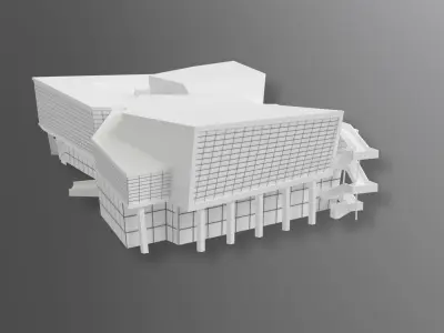 Darmstadtium Darmstadt Germany 3D model