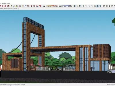 Sketchup Entrance B3 3D model