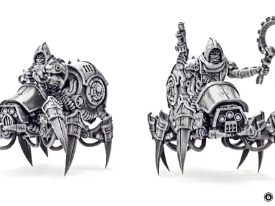 Dark Techno Arachnovectors 3D print model