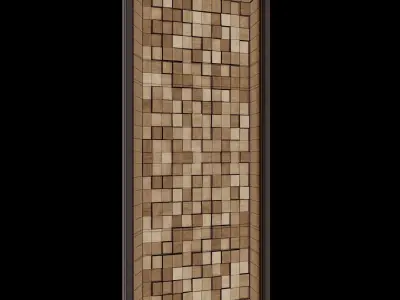 Door without handle 3D model