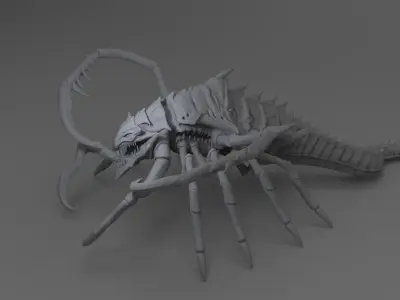 StarCraft2 Defiler 3D print model
