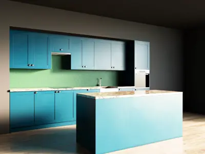 94-Kitchen10 matte 8 3D model