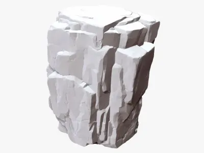3D Mountain rock Zbrush sculpt 3D model