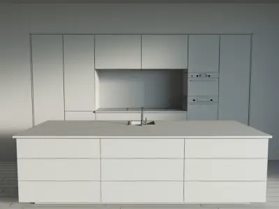 90-Kitchen6 texture 8 3D model