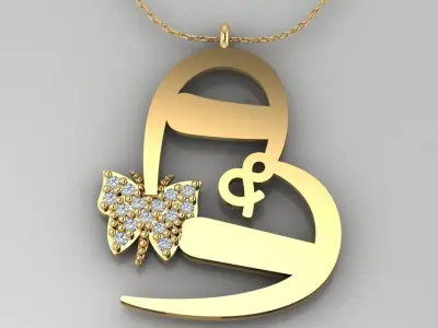  Pendant P035 3D Print Model 3D print model