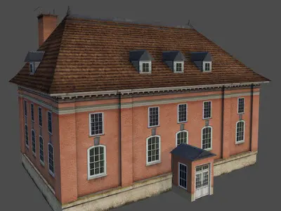 Background Houses 3D model