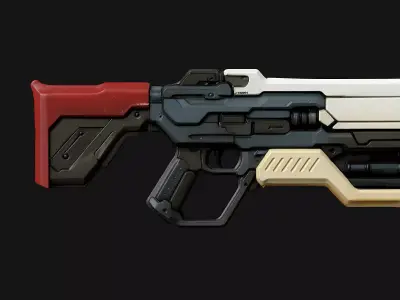 Gun Sci Fi J182004 3D model