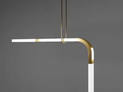 Minimal Light LED Free 3D model