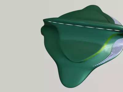 Sci Fi SpaceShip 3d Printable Model 3D print model