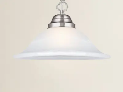 Coro Whitbeck Light Single Bell Pendant - 2 Colour Free 3D model