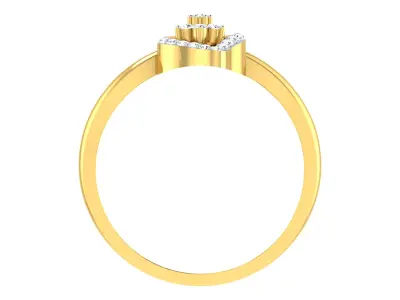 Women Ring  Render 3dm STL OBJ FBX Details 3D print model 282
