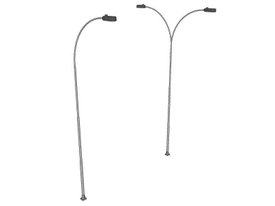 Lamp Post - Light Pole - Light Post - Street Light - Group 02 3D model