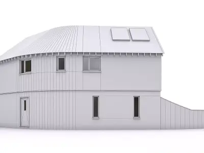 Townhouse 17 Low-poly 3D model