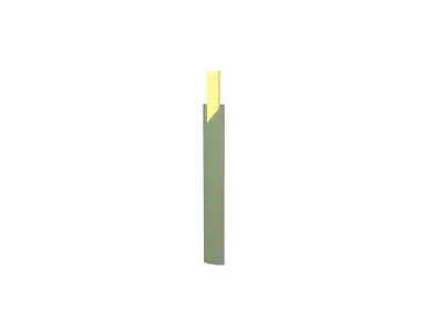 Chopsticks v1 003 Low-poly 3D model