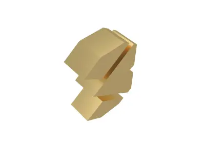 Sci-Fi Number 3 v1 009 Low-poly 3D model