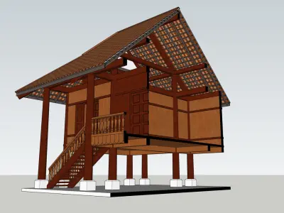 Nha san 3D model