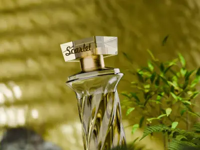 SCARLET PERFUME 3D MODEL Free 3D model