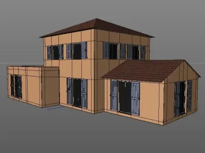 Provencal house 3D model