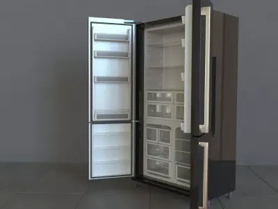 refrigerator futuristic Free 3D model