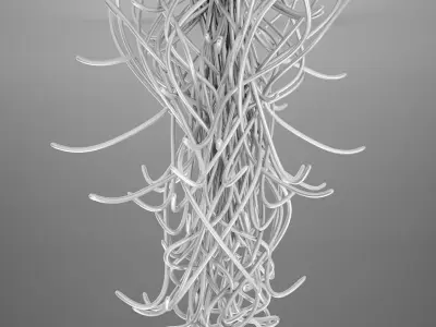 Spaghetti Lamp HD 3D model