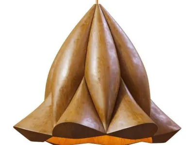 Laszlo Tompa Flower pendant light 3D model